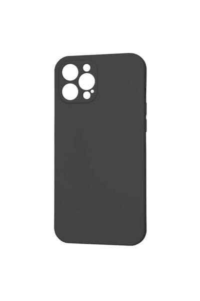 Techsuit iPhone 12 Pro Max Silicone Case J24, Black