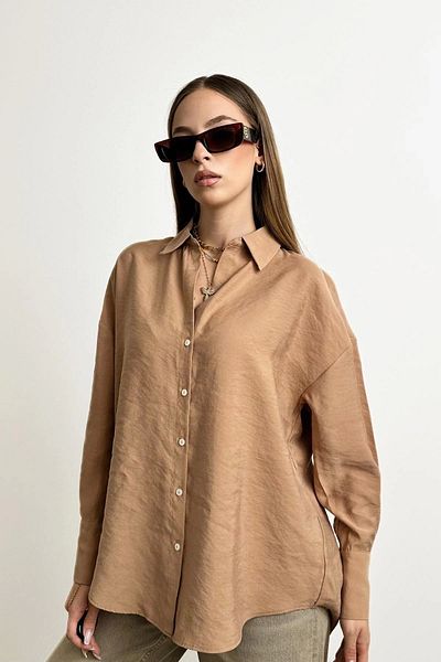 PROTO SUIT Basic beige shirt