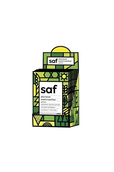 Saf Nutrition Protein Superfood Mix Greens 10x30gr Şase