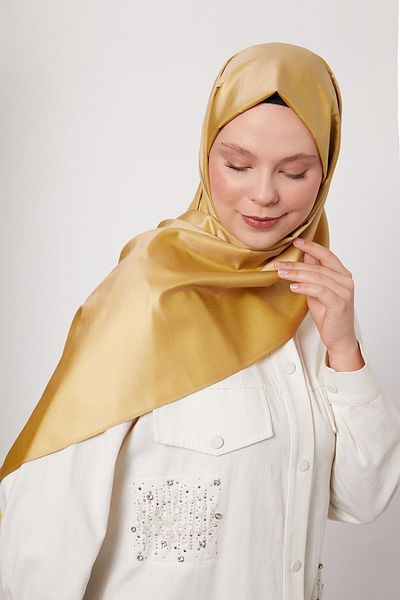 Levidor Oil Green Silk Shawl