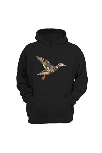 WİDİ Hanorac cu buzunar cangur cu model de camuflaj pentru vânător, imprimat ...