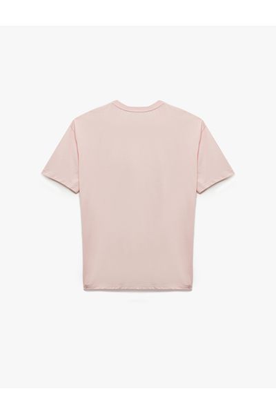 Koton Comfortable Fit Short Sleeve Crew Neck Cotton Floral Print T-Shirt