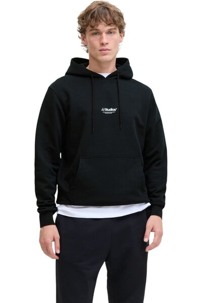 Jack & Jones Hanorac JACK &JONES Soho Sweat Hood - 12278789-Black