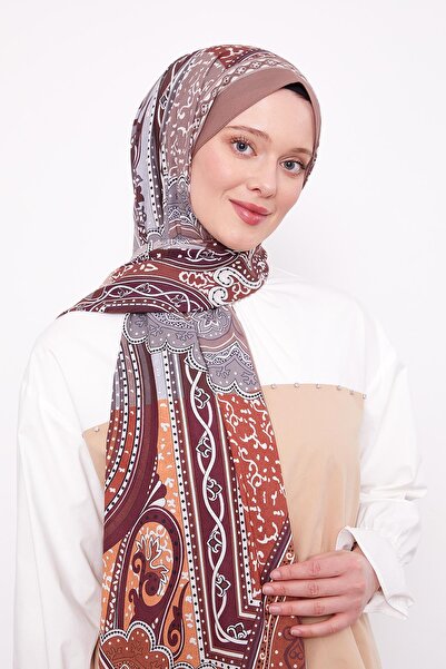 Levidor Coffee Authentic Pattern Love Shawl