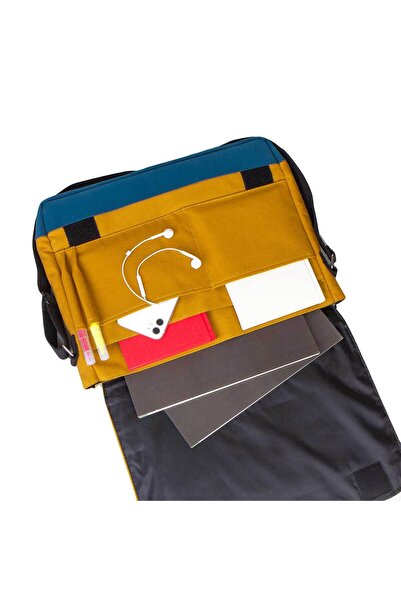 CrowsGate Spider-Man Logo Messenger Bag Yellow Color