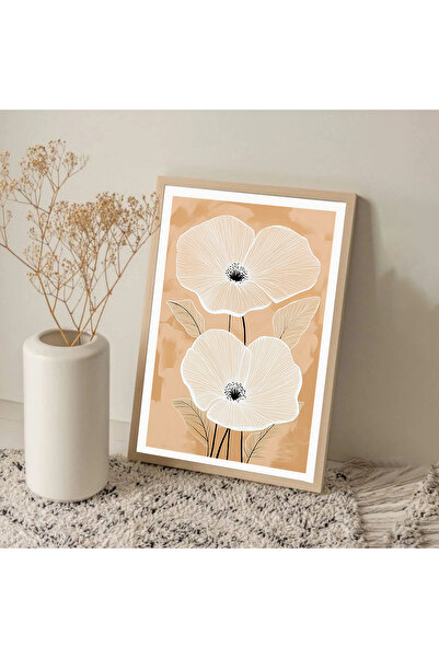 Dekorsiahome Masa dintr-o bucată cu cadru din lemn pentru sufragerie, sufrage...