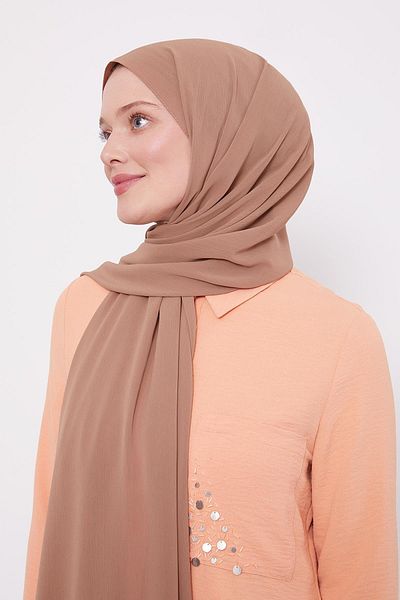 Levidor K.Mink Crinkle Plain Shawl