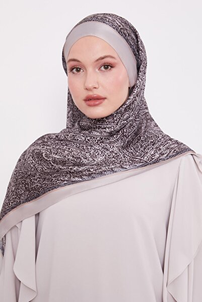 Levidor Σάλι από ινδικό μετάξι με στάμπα βιζόν