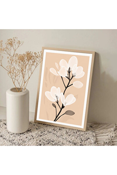 Dekorsiahome Τραπέζι σαλονιού κουζίνας με ξύλινο πλαίσιο μονοκόμματο BJSE TK1375