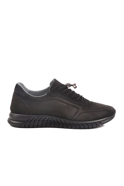 Pierre Cardin Black Nubuck Genuine Leather Men's Casual Shoes 43255-1 m