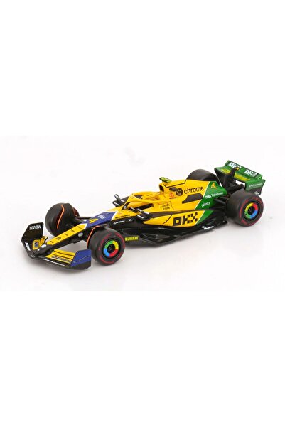 Bburago Collection Macheta auto Mclaren MCL 38 #4 LANDO NORRIS 4th MONACO GP ...