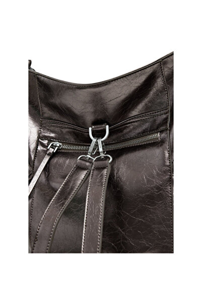 Desigual Rucsac Half Logo Arica Dark Silver 5L - 25WAKP28-9225