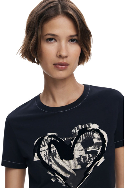 Desigual Letter Core T-shirt - 25WWTK04-2000