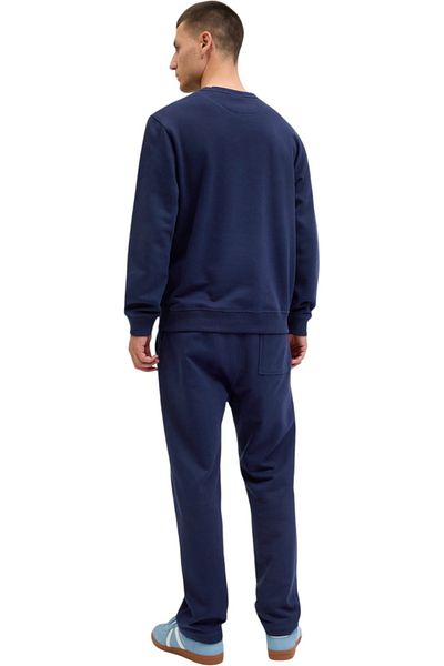 Jack & Jones Bluza JACK &JONES Norrebro Emb Sweat Crew - 12282893-Ocean Cavern