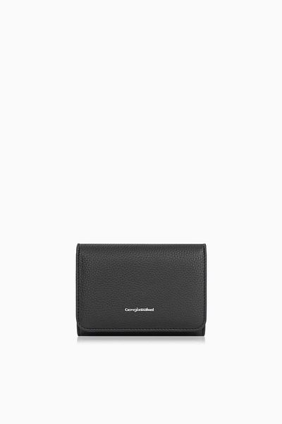 CENGİZ PAKEL Cengiz Pakel Small Size Magnet Women's Wallet/Portfolio – 65297 - Black/Sax