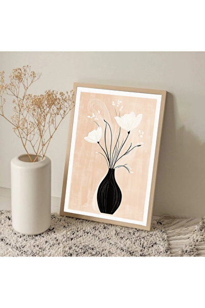 Dekorsiahome Τραπέζι σαλονιού κουζίνας με ξύλινο σκελετό μονοκόμματο BJSE TK1411