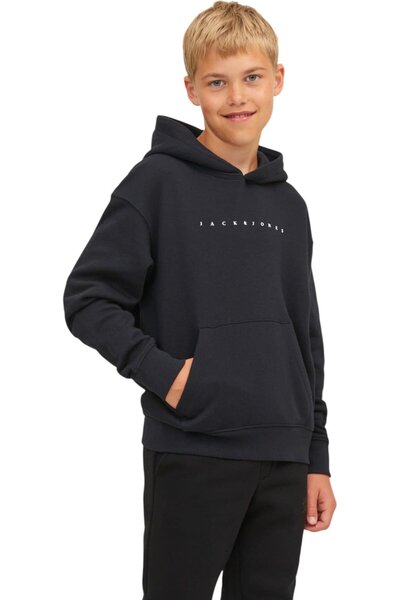 Jack & Jones Hanorac JACK &JONES Star JJ Hood JNR - 12237468-Black