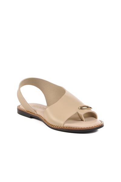 AYK'S Beige Women's Sandals Hobim 102 Z