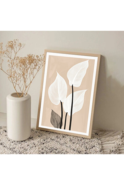 Dekorsiahome Τραπέζι σαλονιού κουζίνας με ξύλινο πλαίσιο μονοκόμματο BJSE TK1384