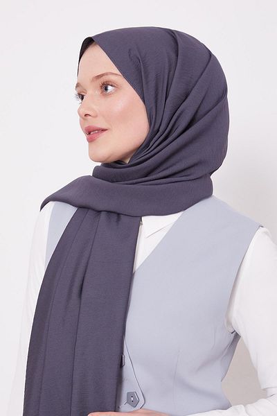Levidor Anthracite Leola Plain Shawl