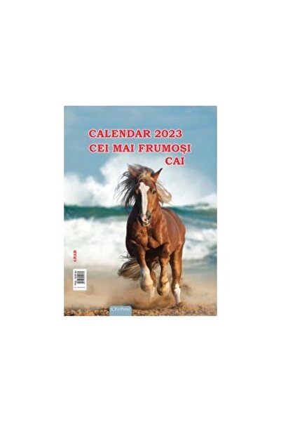 Editura Erc Press Wall Calendar 2023 - The Most Beautiful Horses