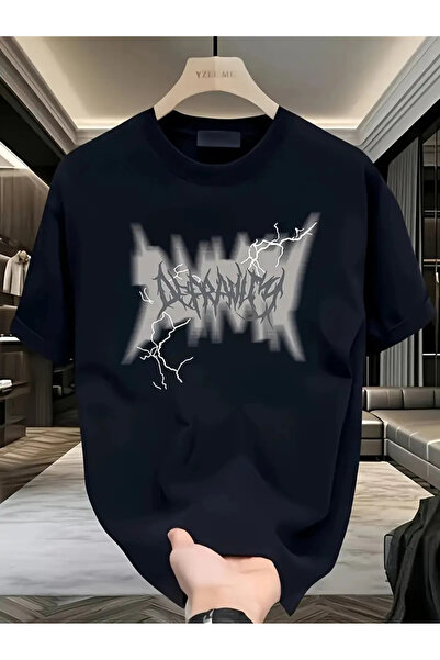 haha Lightning Printed T-Shirt for Men