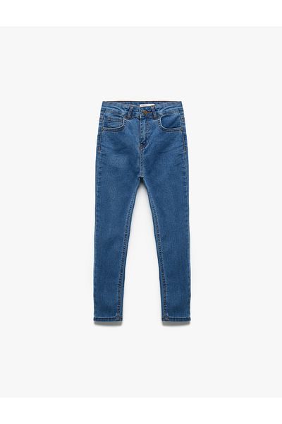 Koton Pantaloni din denim slim ajustabili din bumbac