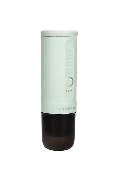 BUYDEEM Espressor portabil OTEM-01-CG, 90W, 80ml, 670g, încărcător automat, cablu USB, compatibil w