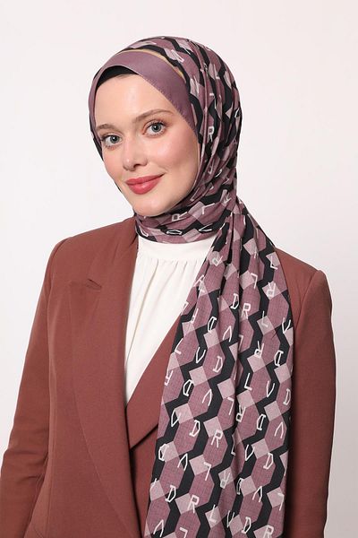 Levidor Rose Honeycomb Pattern Love Shawl