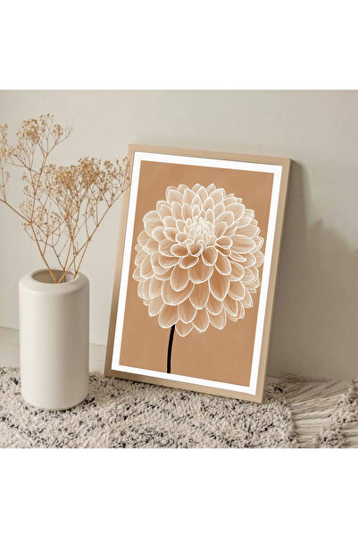 Dekorsiahome Masa dintr-o bucată cu cadru din lemn pentru sufragerie, sufrage...