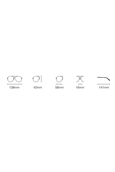 Toz Vintage Gray Frame Yenera Vintage & Retro Glasses