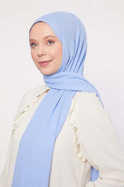 Levidor Baby Blue Lux Chiffon Shawl