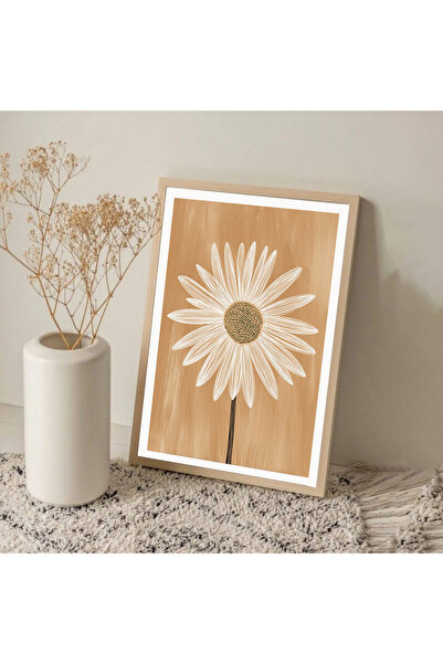 Dekorsiahome Masa dintr-o bucată cu cadru din lemn pentru sufragerie, sufrage...