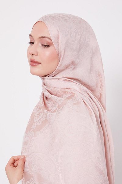 Levidor Powder Ethnic Pattern Italian Jacquard Shawl