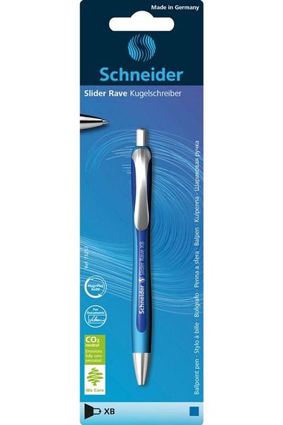 SCHNEIDER Blister Pen Slider Rave, blue