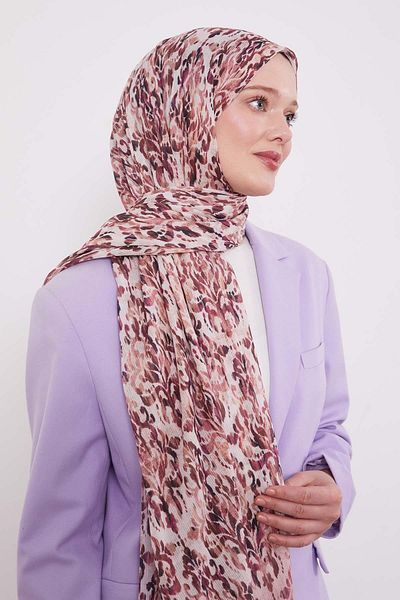 Levidor Pink Tie Dye Pattern Cotton Shawl