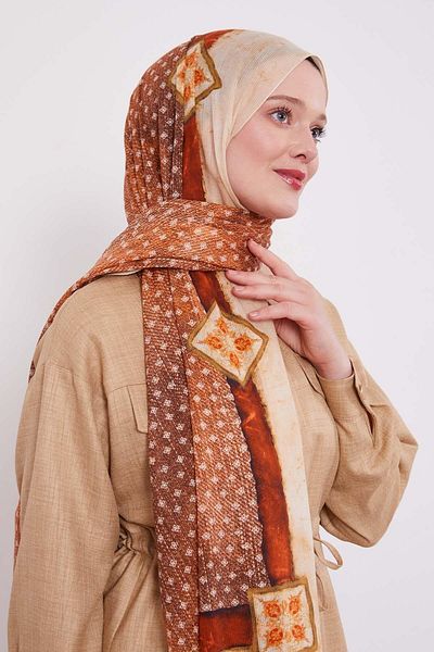 Levidor Tile Speckle Pattern Cotton Shawl