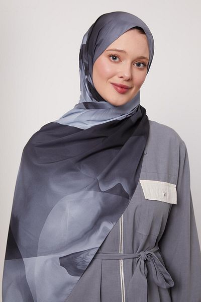 Levidor Smoked Abstract Pattern Love Shawl