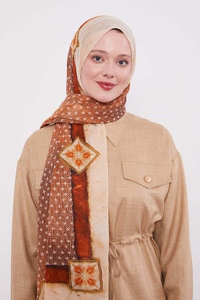 Levidor Tile Speckle Pattern Cotton Shawl