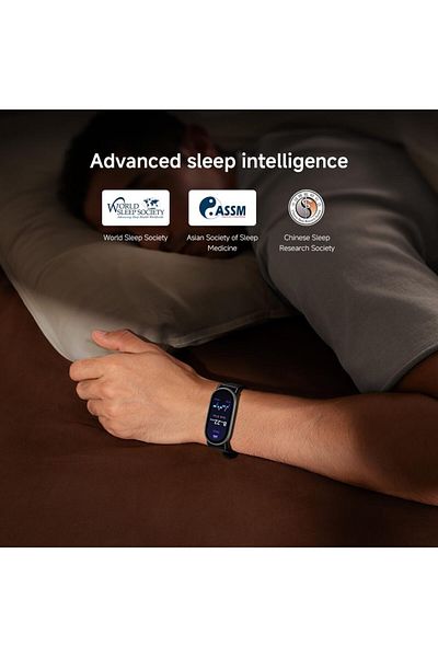 Xiaomi سوار ذكي Band 10 إصدار سيراميك، شاشة AMOLED رباعية الأضلاع بحافة ضيقة مقاس 1.72 بوصة | أبيض لؤلؤي