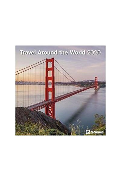 teNEues Grid Calendar Travel Around the World 2020, 30 x 3