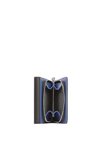 CENGİZ PAKEL Cengiz Pakel Small Size Magnet Women's Wallet/Portfolio – 65297 - Black/Sax