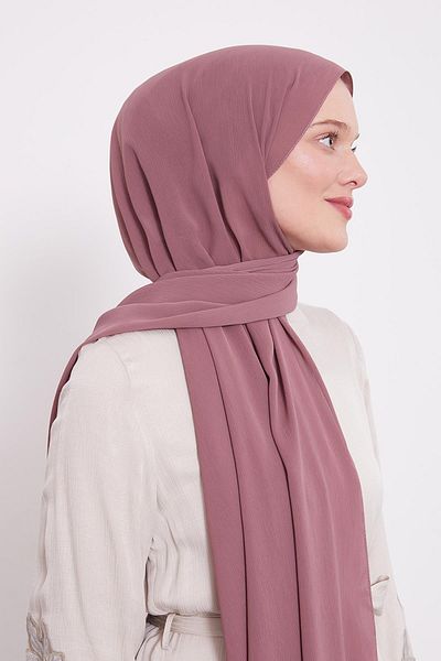 Levidor Violet Crinkle Plain Shawl