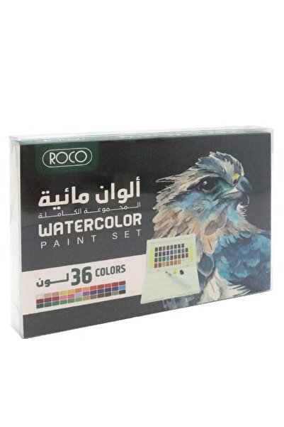 Roco Pocket Field Sketch Box Watercolor Set with 36 Vibrant Colors