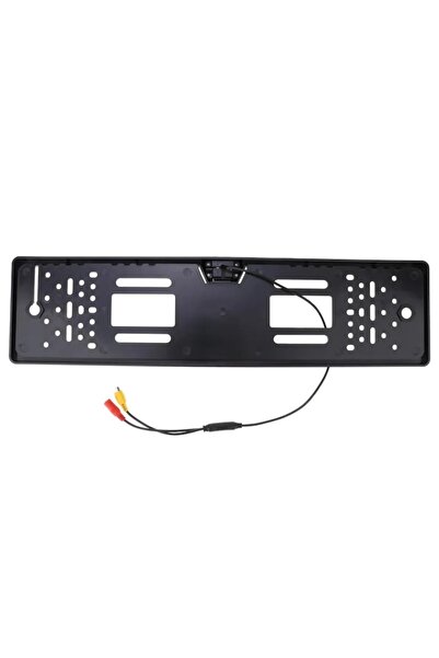 stuffix Set camera de marsarier cu placuta de inmatriculare Stuffix®, negru, 55x14 cm