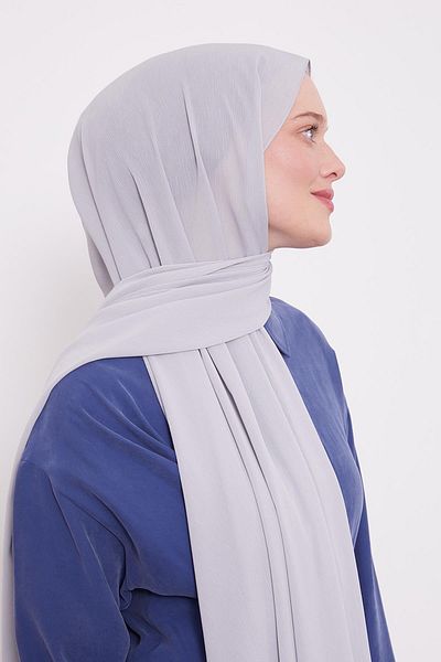 Levidor Baby Blue Crinkle Plain Shawl