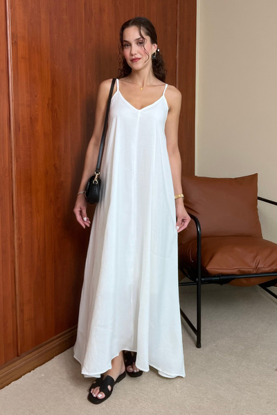 Butik Modana Modal Askılı Elbise