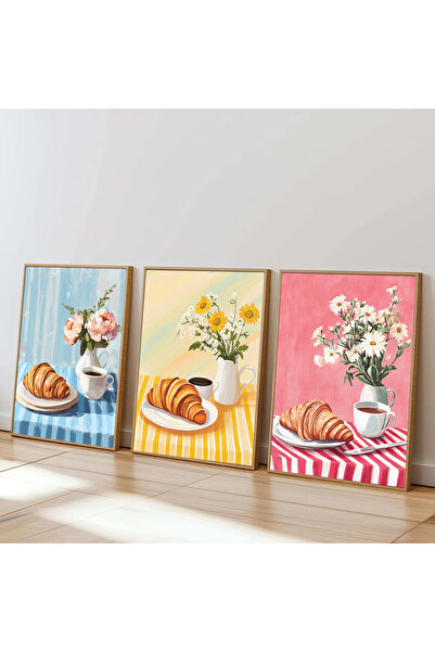 Dekorsiahome Set de masă pentru sufragerie, sufragerie, bucătărie, 3 piese, c...