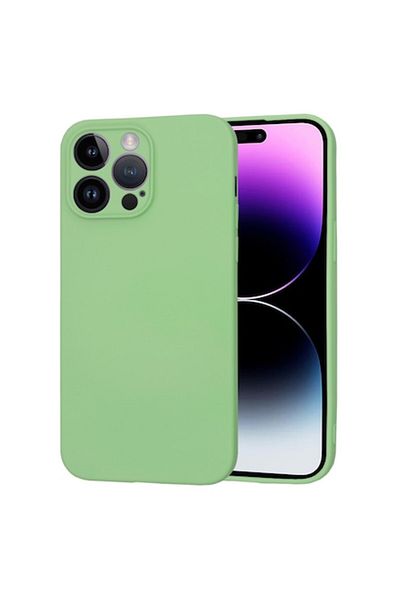 Techsuit Husa pentru iPhone 14 Pro Max, J13, Silicon, Mint Green
