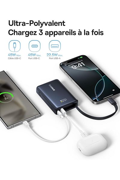 Baseus W45 10000mAh Fast Charging Portable Power Bank